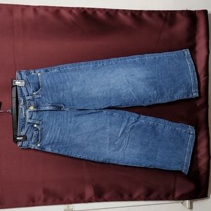 Universal Thread Highest Rise Wide Leg Crop Jeans, Size 4/27R